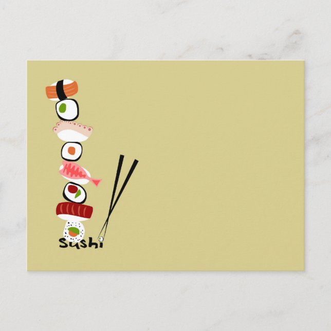 Carte Postale postalsushi1 (Devant)