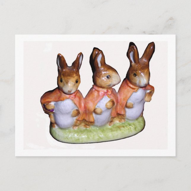 Carte Postale Postard - Flopsy, Mopsy et Cottontail (Devant)