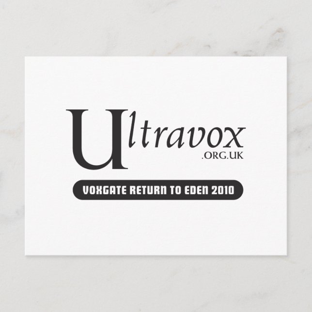 Carte Postale Postcard (Devant)