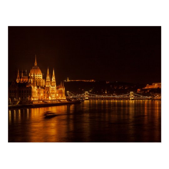 Carte Postale Postcard Budapest Parliament, Hungary