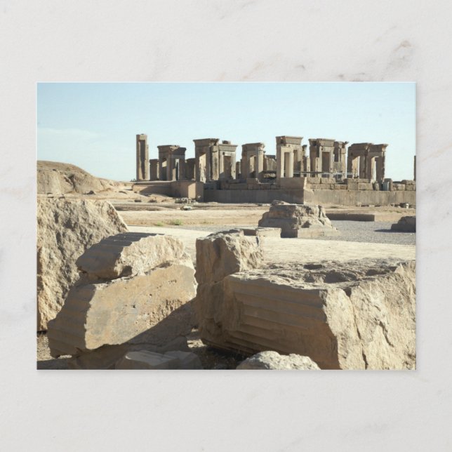 Carte Postale Postcard d'Ancient Ruins à Persepolis, Iran (Devant)