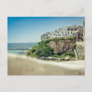 Carte Postale Postcard from Vieste, Apulia, italy