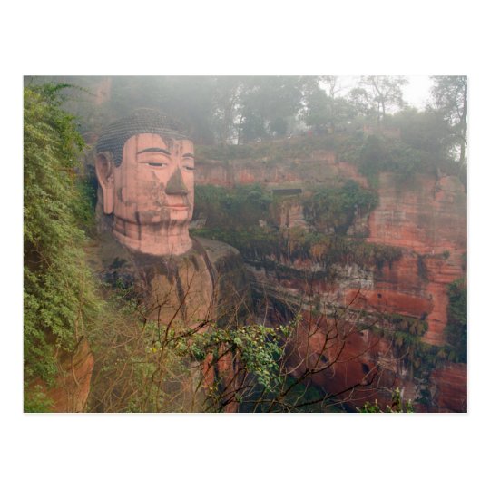 Carte Postale Postcard Giant Buddha in Leshan, Chengdu in China