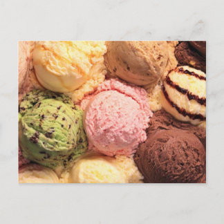 CARTE POSTALE POSTCARD GLACE SCOAM