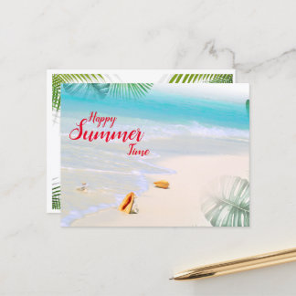 Carte Postale PostCard Happy Summer Time