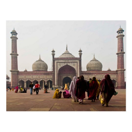 Carte Postale Postcard Jami Masjid in New Delhi. India
