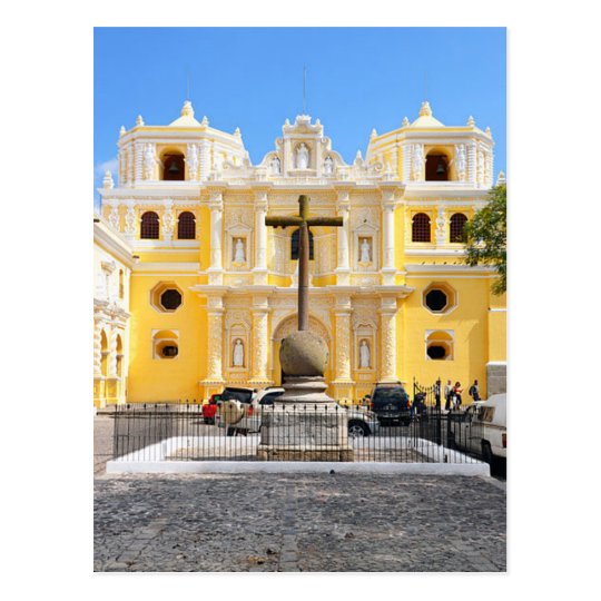 Carte Postale Postcard La Merced Church, Antigua, Guatemala