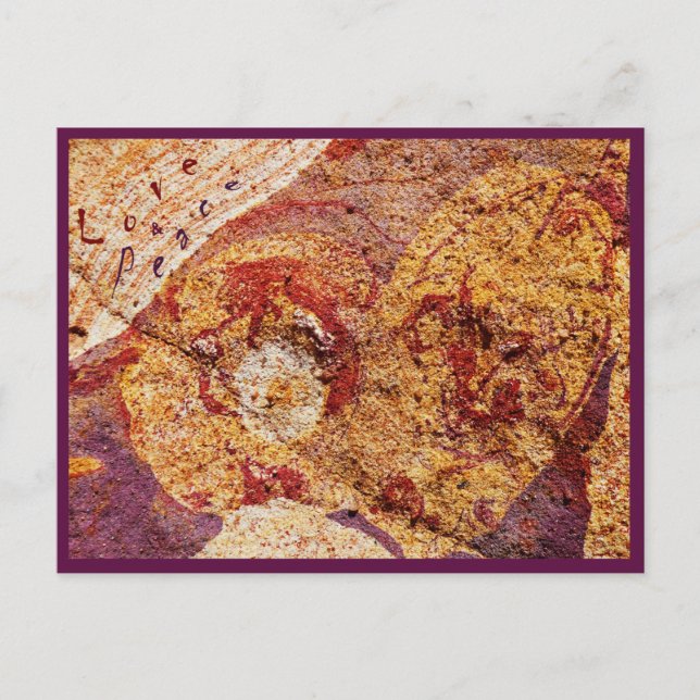 Carte Postale Postcard Love and Peace "Conception de la terre" (Devant)