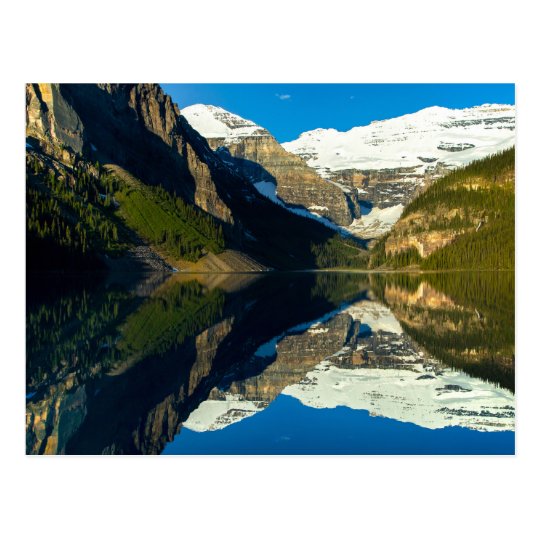Carte Postale Postcard Mirror Lake Louise, Alberta Canada