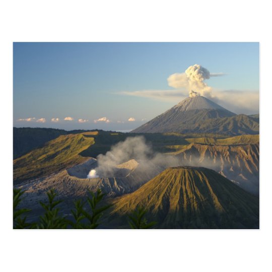 Carte Postale Postcard Mount Bromo, Java, Indonesia