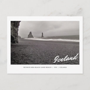 Carte Postale Postcard of Reynisfjara Black Sand Beach, Iceland