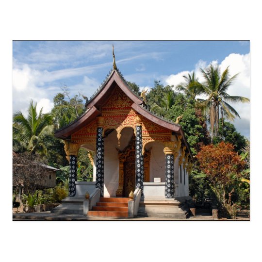 Carte Postale Postcard Pagoda in Iao Village, Loas
