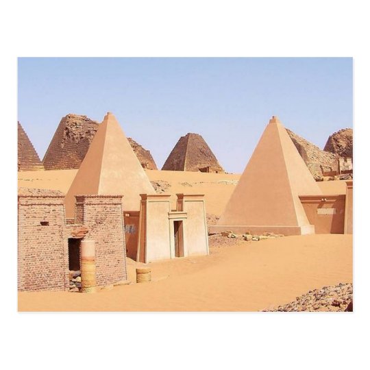 Carte Postale Postcard Pyramids of Meroe in Sudan