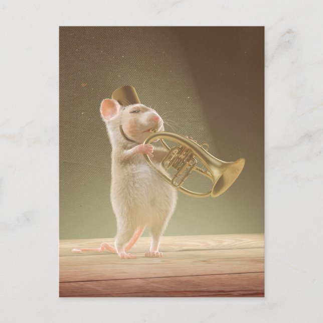 Carte Postale Postcard: "The Trumpeter" (Devant)