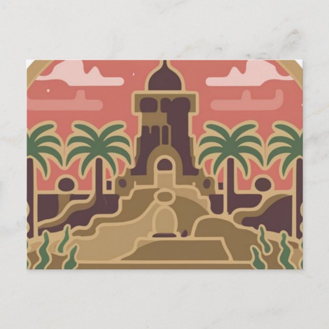 Carte Postale postcard ,town of 'GHARDAIA' in Algeria (Devant)