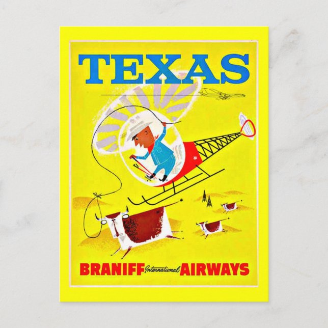 Carte Postale Postcard-Vintage Dallas Artwork-17 (Devant)