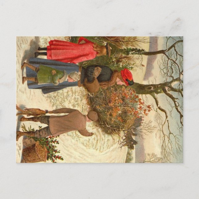 Carte Postale Postcard - Winter Scene (Devant)