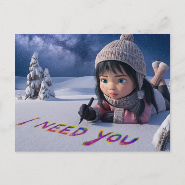 Carte Postale Postcards I Need You 05 (Devant)