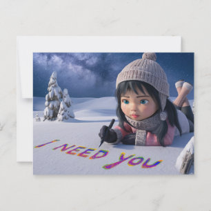 Carte Postale Postcards I Need You 05