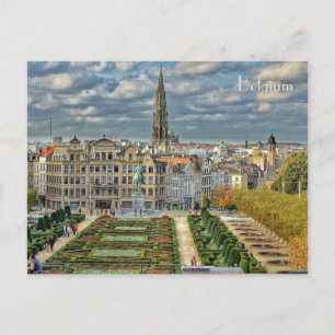 Carte Postale poste de Bruselas en Bélgica