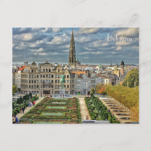 Carte Postale poste de Bruselas en Bélgica (Devant)