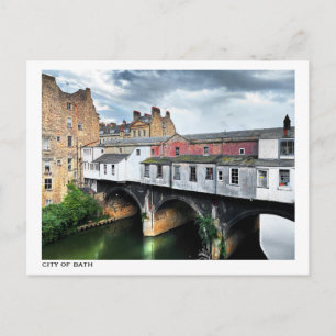 Carte Postale Poste de la ville de Bath, Royaume-Uni