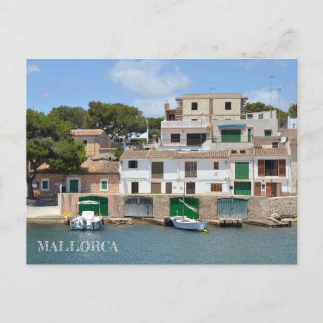 Carte Postale Poste de Porto Petro en Mallorca (Devant)
