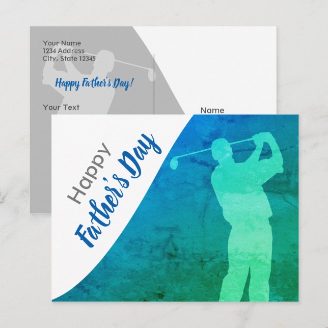 Carte Postale Poste - Feliz Día del Padre 02 (Devant / Derrière)