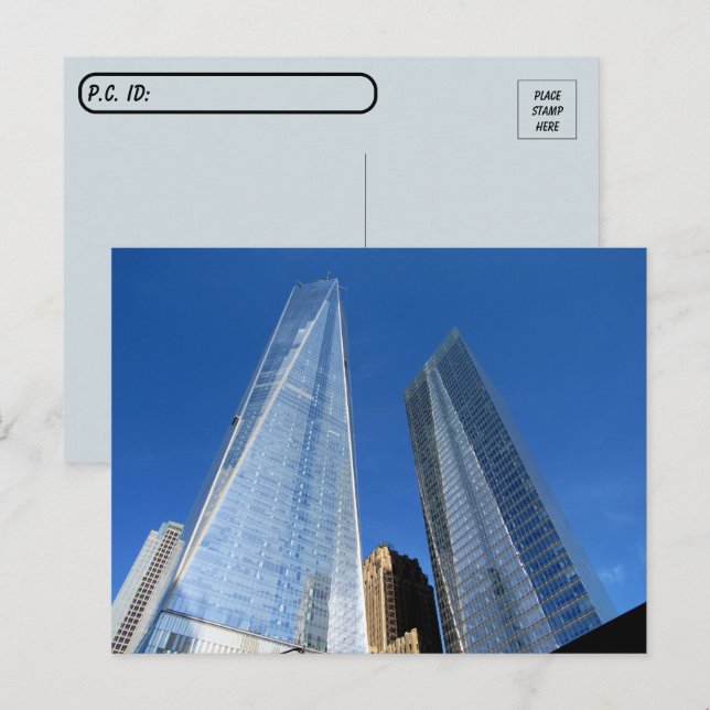 Carte Postale Poste - New York Skyline (Devant / Derrière)