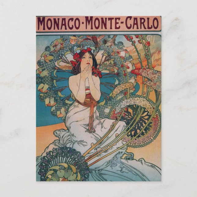 Carte postale Poster Art Nouveau (Devant)