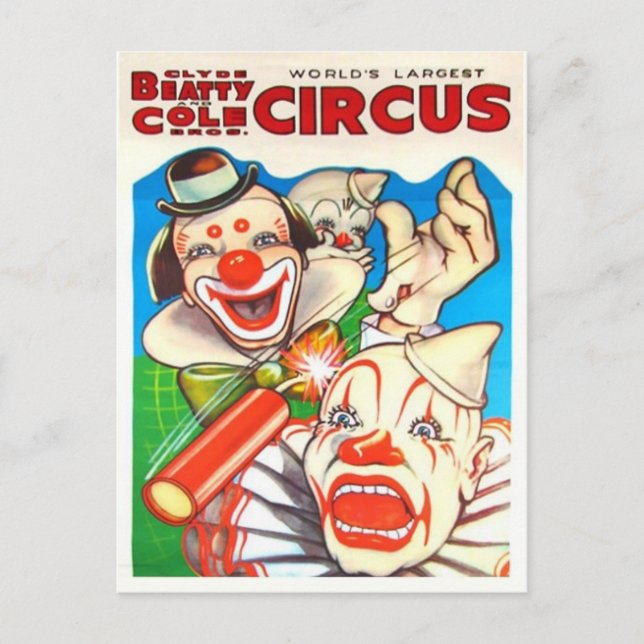 Carte postale Poster Circus (Devant)