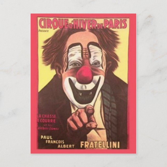Carte postale Poster Circus (Devant)