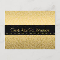 Poster de animal Jaguar Motif de luxe noir et or 