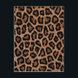 Carte Postale Poster de animal Motif Leopard classique<br><div class="desc">Motif classique Leopard. Un cadeau parfait pour ceux qui recherchent quelque chose de pays et unique.</div>