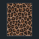 Carte Postale Poster de animal Motif Leopard classique<br><div class="desc">Motif classique Leopard. Un cadeau parfait pour ceux qui recherchent quelque chose de pays et unique.</div>