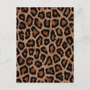 Carte Postale Poster de animal Motif Leopard classique
