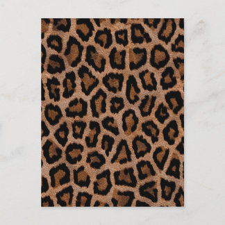 Carte Postale Poster de animal Motif Leopard classique