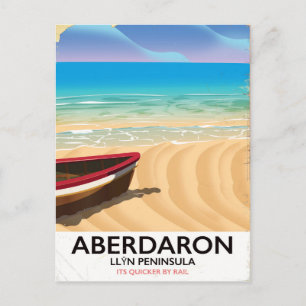 Carte Postale Poster de bord de mer à Aberdaron, Lln Peninsula P