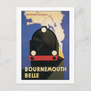 Carte Postale Poster de Bournemouth Belle Vintage voyage