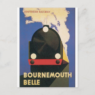 Carte Postale Poster de Bournemouth Belle Vintage voyage