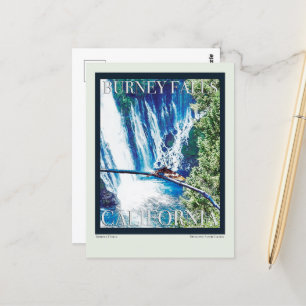 Carte Postale Poster de Burney Falls, CA