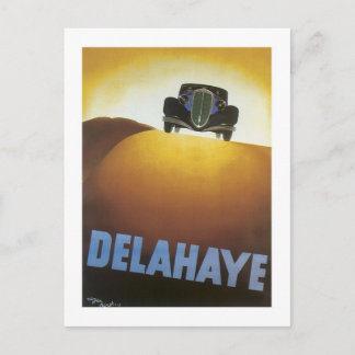 Carte Postale Poster de Delahaye Vintage Auto