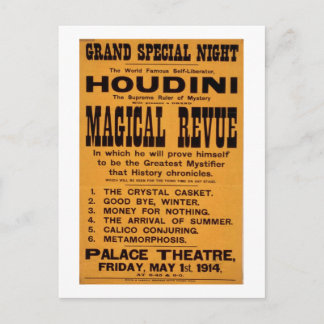 Carte Postale Poster de Houdini