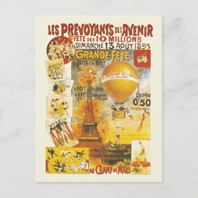 Carte Postale Poster de la foire Antique Grand Fete (Devant)