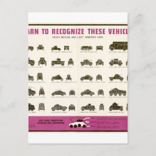 Carte Postale Poster de la propagande de la Seconde Guerre mondi