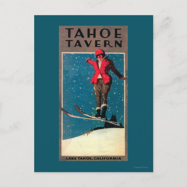 Carte Postale Poster de la taverne Tahoe (Devant)