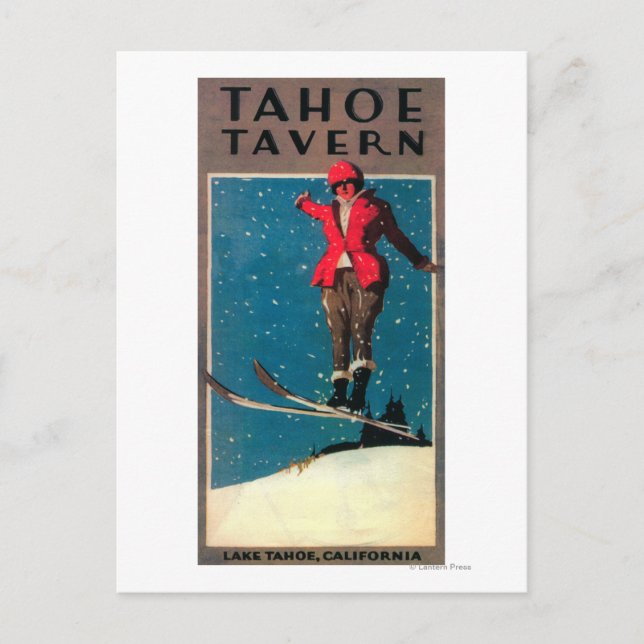 Carte Postale Poster de la taverne Tahoe (Devant)