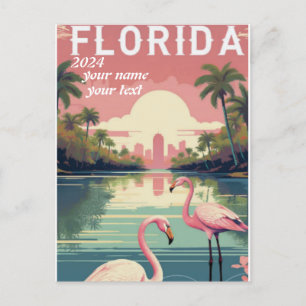 Carte Postale Poster de l'affiche vintage Florida Travel