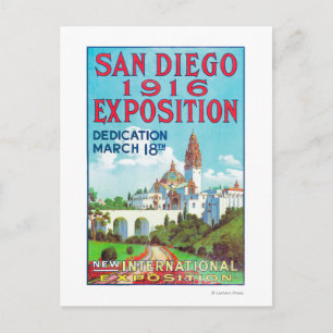 Carte Postale Poster de l'exposition internationale de San Diego