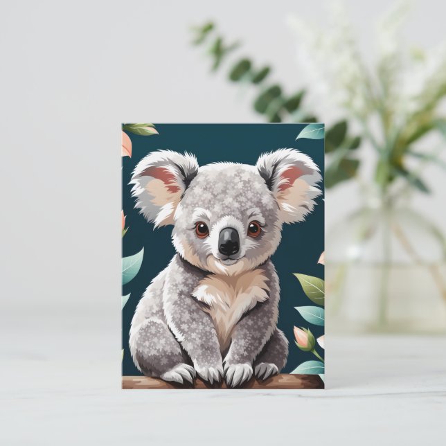 Carte Postale Poster de l'ours Cute Koala (Debout devant)